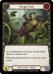 Savage Feast (Red) [U-WTR014] (Welcome to Rathe Unlimited)  Unlimited Rainbow Foil | I Want That Stuff Brandon