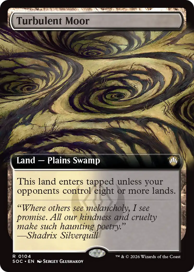 Turbulent Moor (Extended Art) [Secrets of Strixhaven Commander] | I Want That Stuff Brandon