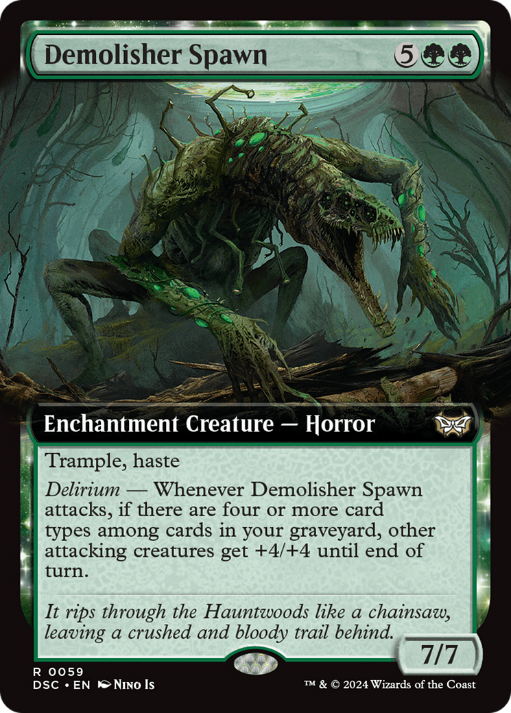 Demolisher Spawn (Extended Art) [Duskmourn: House of Horror Commander] | I Want That Stuff Brandon