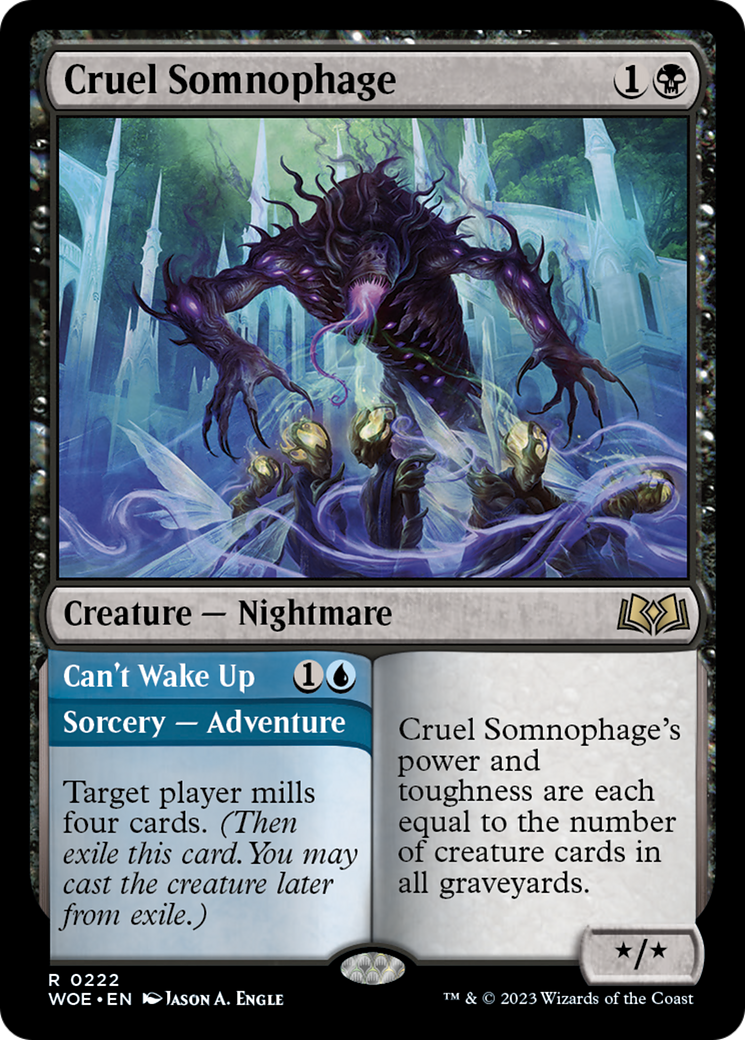 Cruel Somnophage // Can't Wake Up [Wilds of Eldraine] | I Want That Stuff Brandon