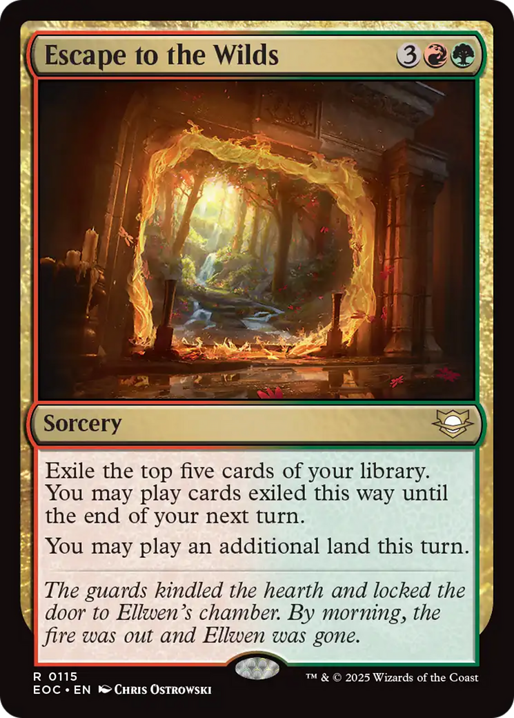 Escape to the Wilds [Edge of Eternities Commander] | I Want That Stuff Brandon