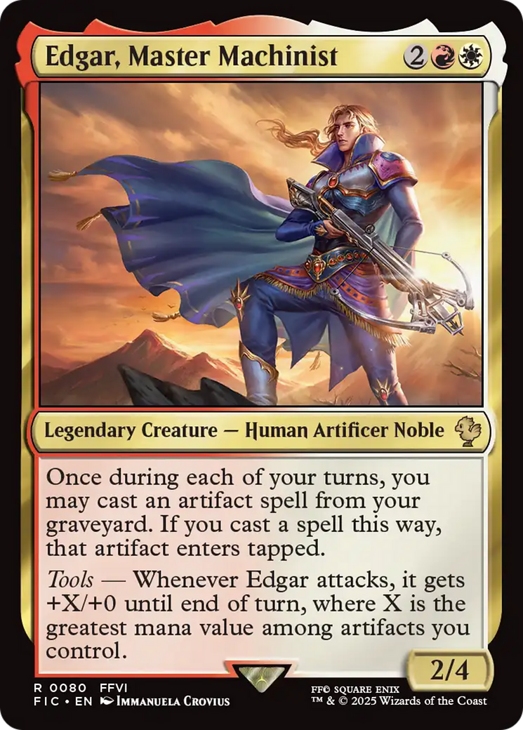 Edgar, Master Machinist [FINAL FANTASY Commander] | I Want That Stuff Brandon