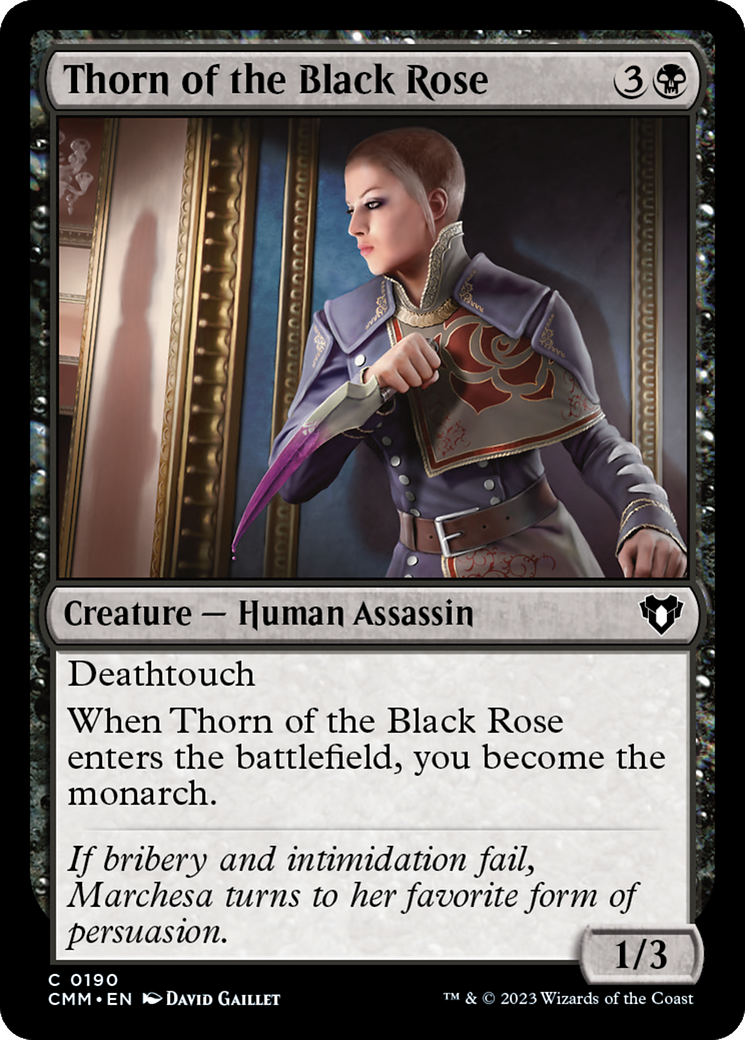 Thorn of the Black Rose [Commander Masters] | I Want That Stuff Brandon