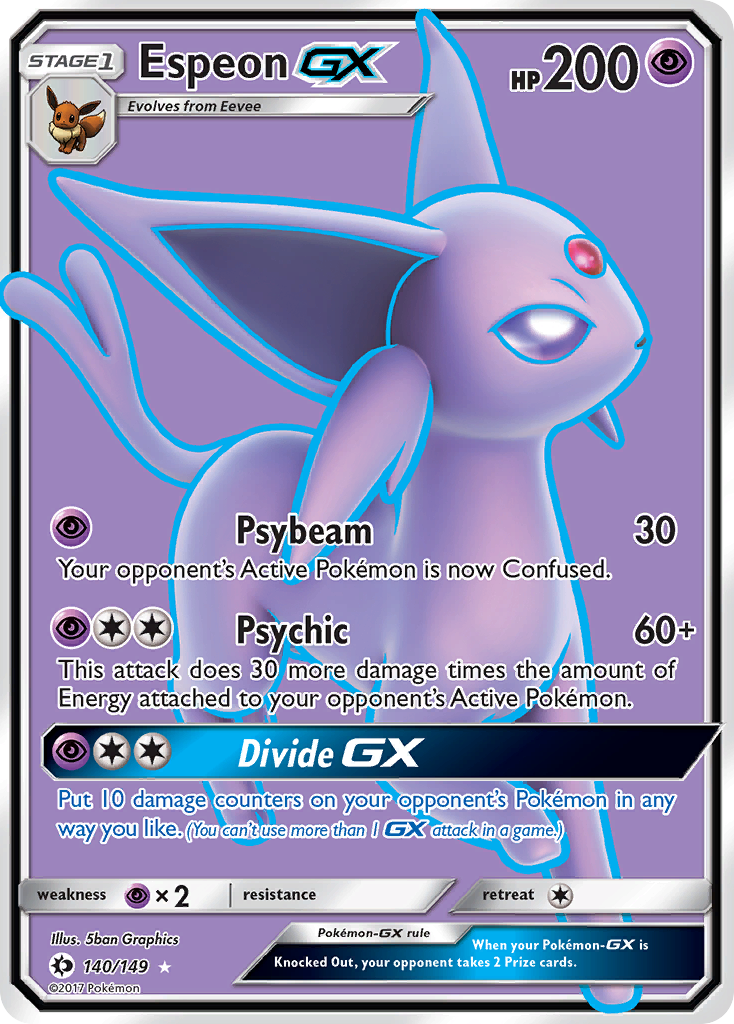 Espeon GX (140/149) [Sun & Moon: Base Set] | I Want That Stuff Brandon