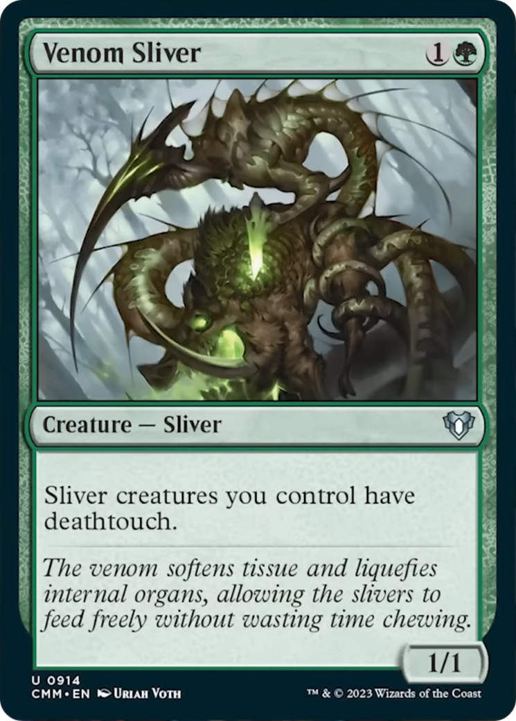 Venom Sliver [Commander Masters] | I Want That Stuff Brandon