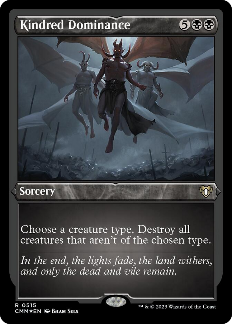 Kindred Dominance (Foil Etched) [Commander Masters] | I Want That Stuff Brandon