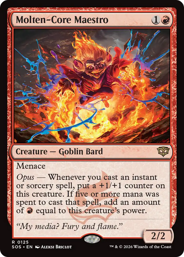 Molten-Core Maestro [Secrets of Strixhaven] | I Want That Stuff Brandon