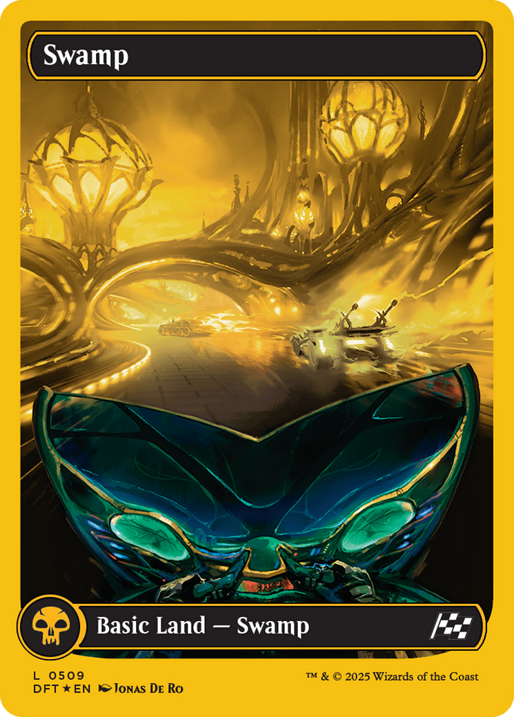 Swamp (0509) (First-Place Foil) [Aetherdrift] | I Want That Stuff Brandon