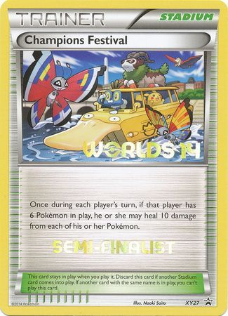 Champions Festival (XY27) (2014 Semi Finalist) [XY: Black Star Promos] | I Want That Stuff Brandon