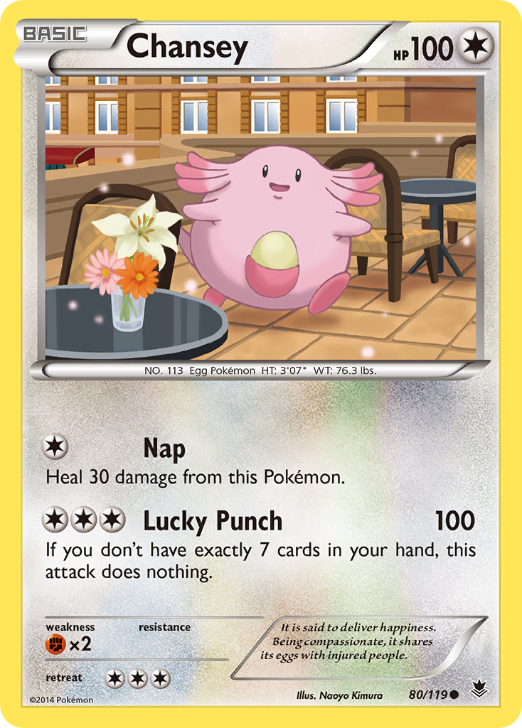 Chansey (80/119) [XY: Phantom Forces] | I Want That Stuff Brandon