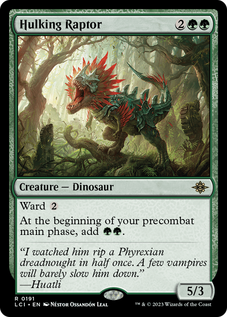 Hulking Raptor [The Lost Caverns of Ixalan] | I Want That Stuff Brandon