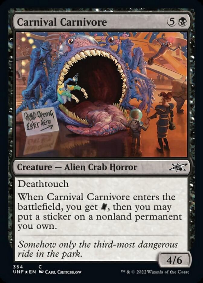 Carnival Carnivore (Galaxy Foil) [Unfinity] | I Want That Stuff Brandon