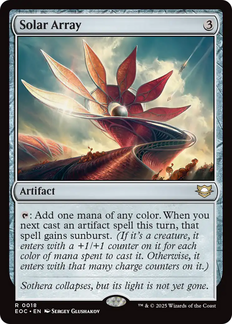 Solar Array [Edge of Eternities Commander] | I Want That Stuff Brandon