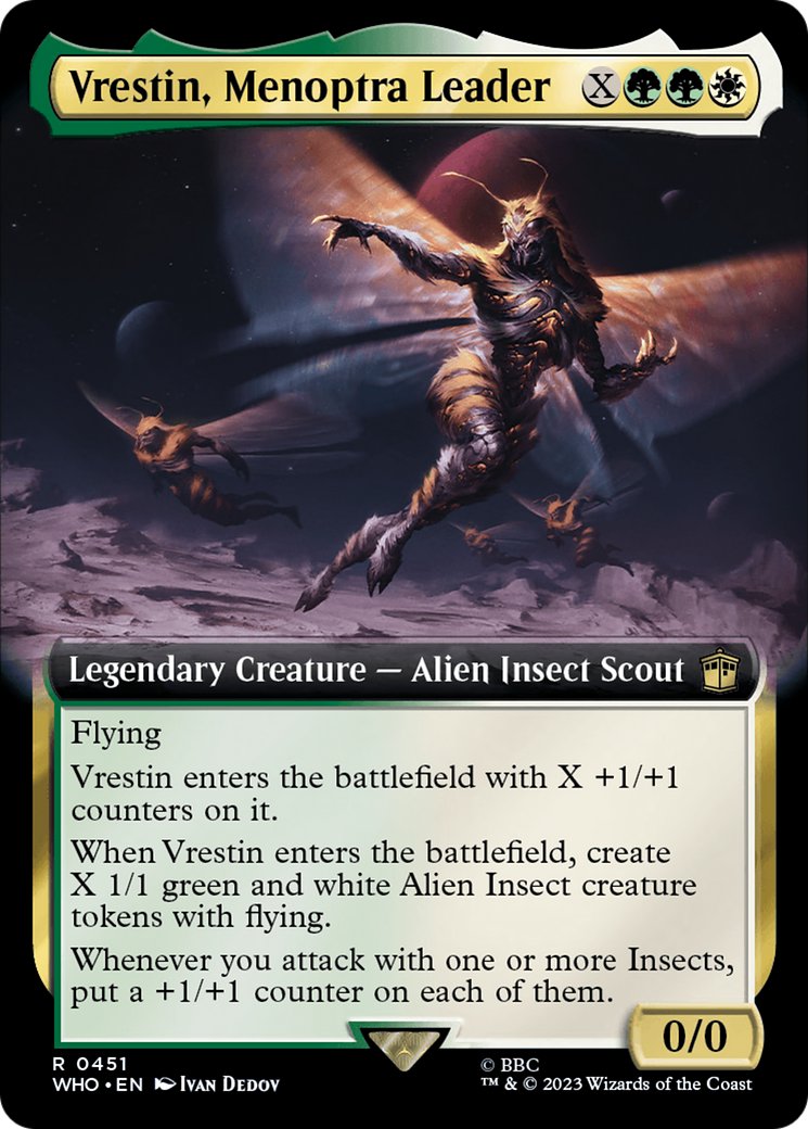 Vrestin, Menoptra Leader (Extended Art) [Doctor Who] | I Want That Stuff Brandon