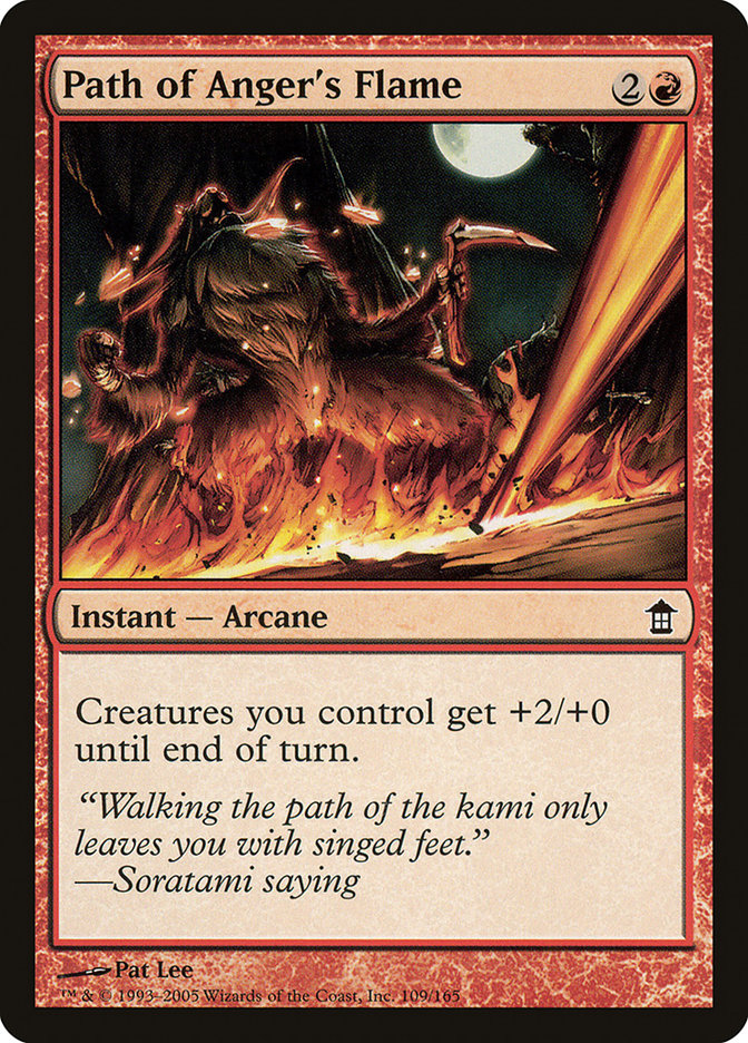 Path of Anger's Flame [Saviors of Kamigawa] | I Want That Stuff Brandon