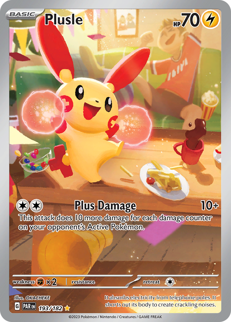 Plusle (193/182) [Scarlet & Violet: Paradox Rift] | I Want That Stuff Brandon