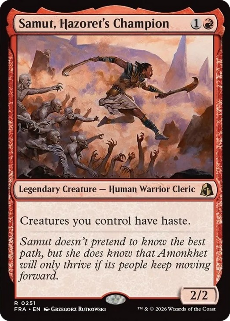 Samut, Hazoret's Champion [Reality Fracture] | I Want That Stuff Brandon