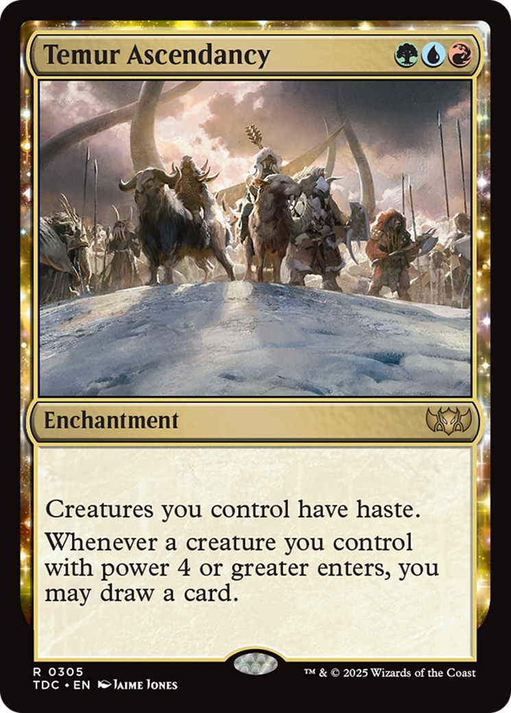 Temur Ascendancy [Tarkir: Dragonstorm Commander] | I Want That Stuff Brandon