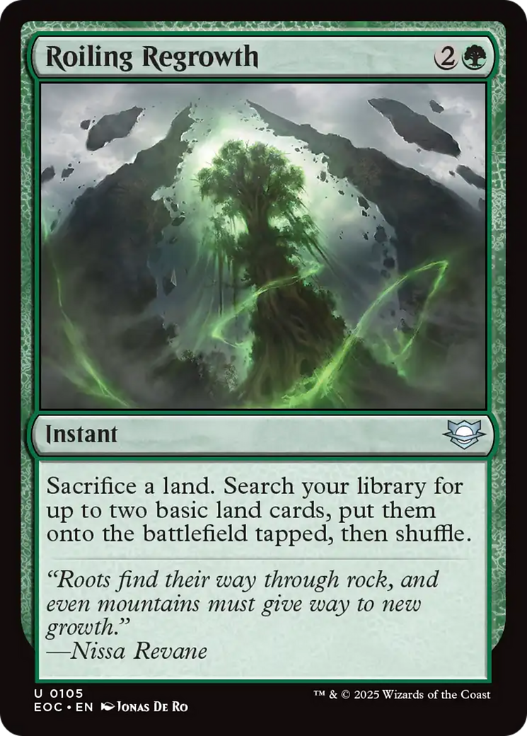 Roiling Regrowth [Edge of Eternities Commander] | I Want That Stuff Brandon