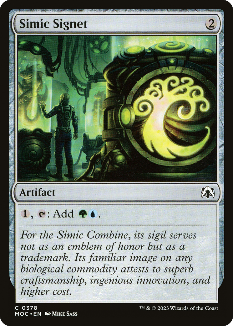 Simic Signet [March of the Machine Commander] | I Want That Stuff Brandon