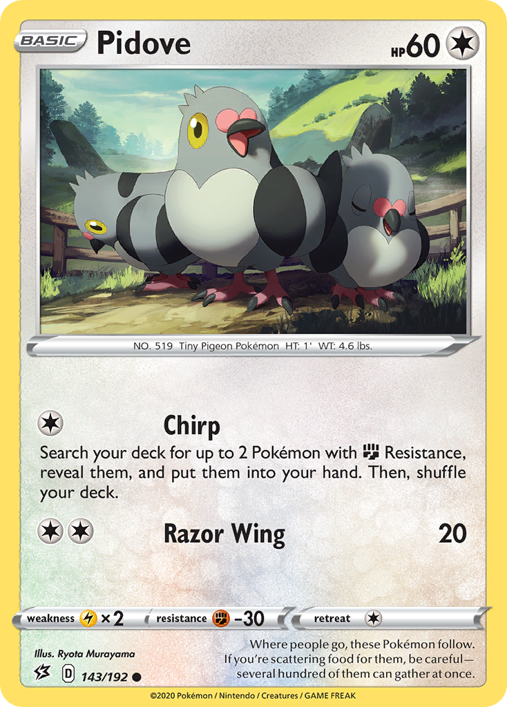 Pidove (143/192) [Sword & Shield: Rebel Clash] | I Want That Stuff Brandon