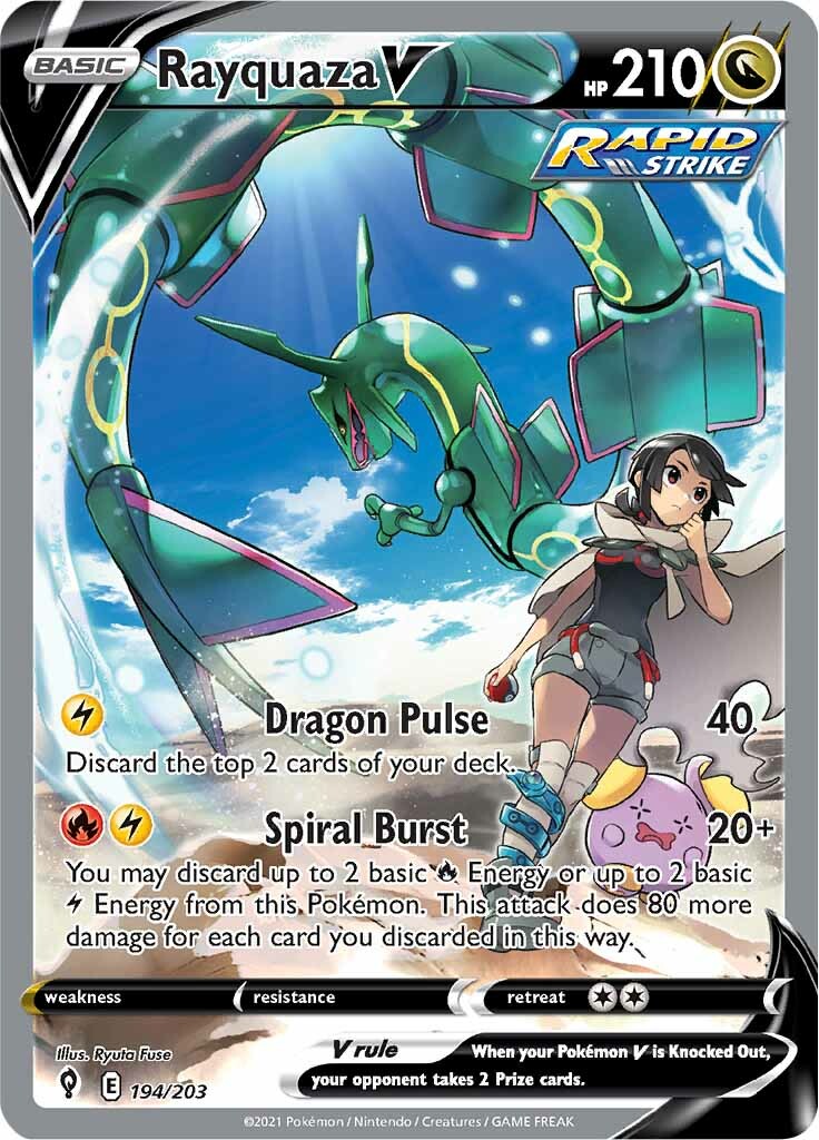 Rayquaza V (194/203) [Sword & Shield: Evolving Skies] | I Want That Stuff Brandon