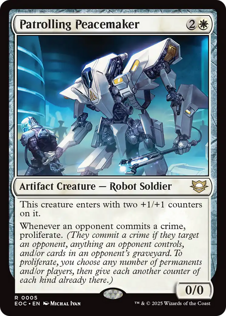 Patrolling Peacemaker [Edge of Eternities Commander] | I Want That Stuff Brandon