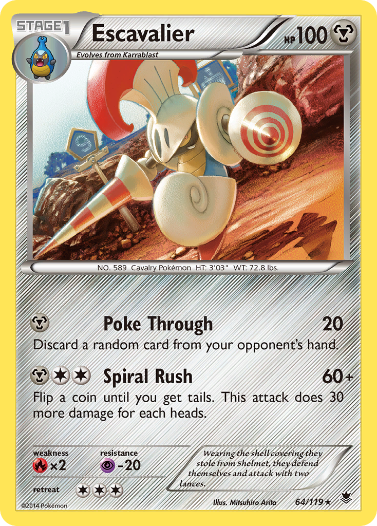 Escavalier (64/119) [XY: Phantom Forces] | I Want That Stuff Brandon