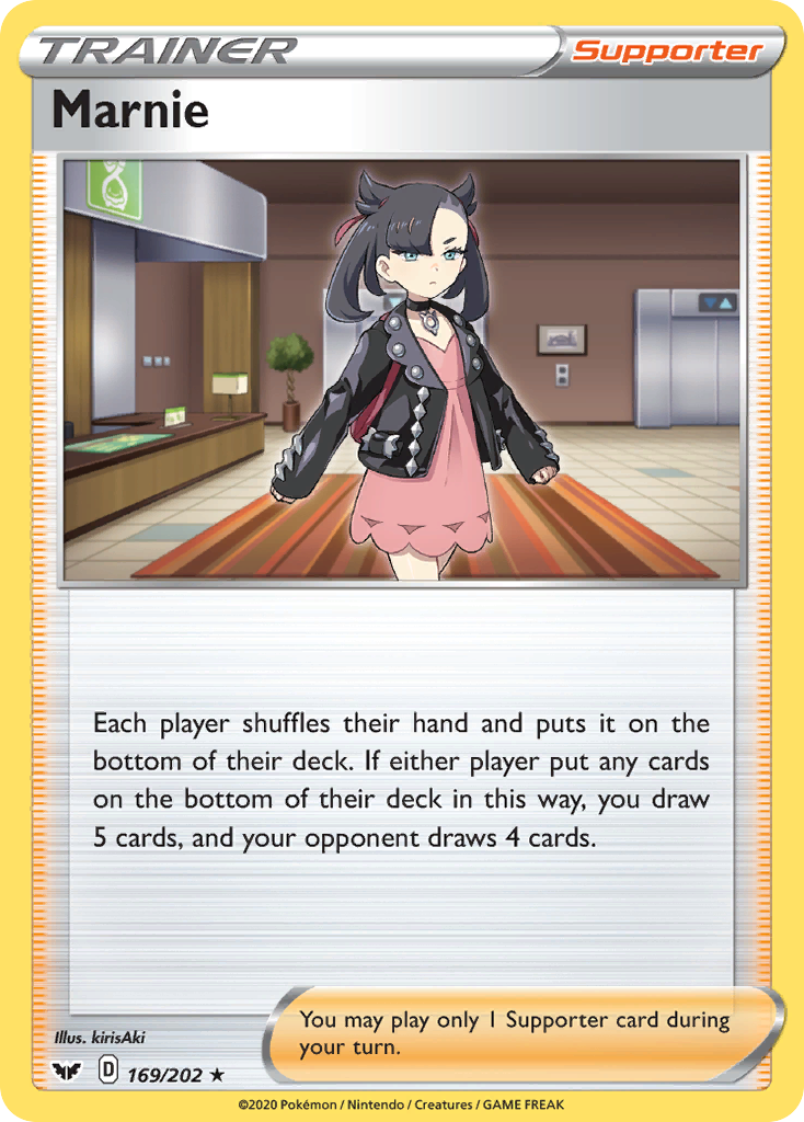 Marnie (169/202) [Sword & Shield: Base Set] | I Want That Stuff Brandon