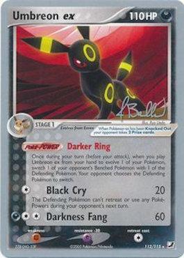 Umbreon ex (112/115) (Eeveelutions - Jimmy Ballard) [World Championships 2006] | I Want That Stuff Brandon