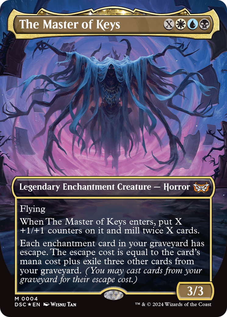 The Master of Keys (Borderless) [Duskmourn: House of Horror Commander] | I Want That Stuff Brandon