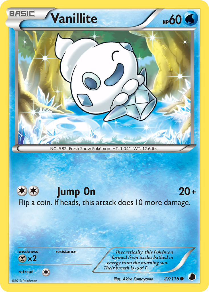 Vanillite (27/116) [Black & White: Plasma Freeze] | I Want That Stuff Brandon