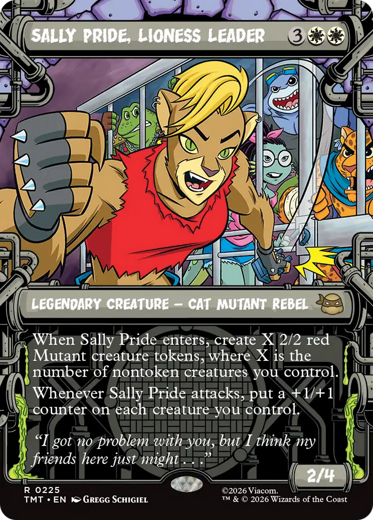 Sally Pride, Lioness Leader (Showcase) [Teenage Mutant Ninja Turtles] | I Want That Stuff Brandon