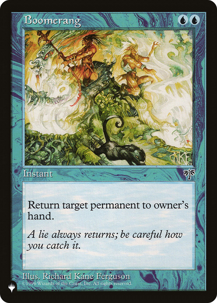 Boomerang [The List Reprints] | I Want That Stuff Brandon