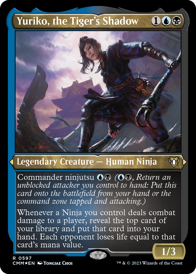 Yuriko, the Tiger's Shadow (Foil Etched) [Commander Masters] | I Want That Stuff Brandon