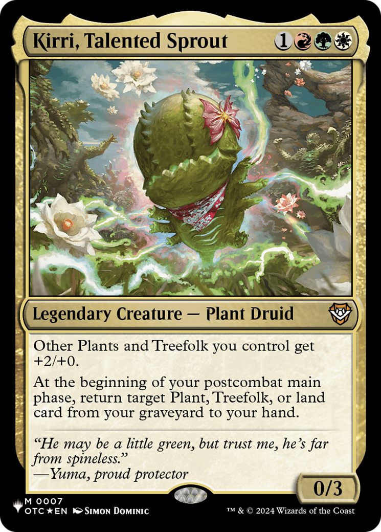 Kirri, Talented Sprout (OTC) [The List] | I Want That Stuff Brandon