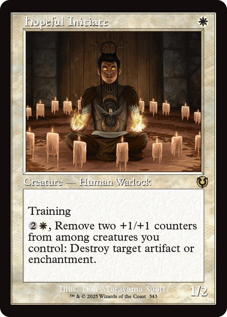 Hopeful Initiate (Retro Frame) [Innistrad Remastered] | I Want That Stuff Brandon