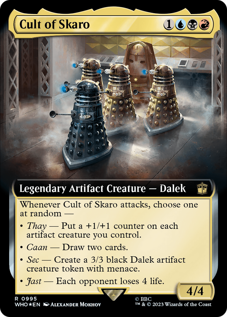 Cult of Skaro (Extended Art) (Surge Foil) [Doctor Who] | I Want That Stuff Brandon