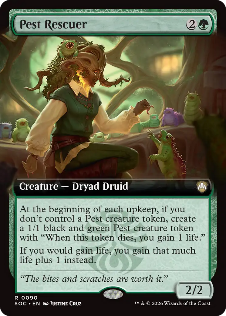Pest Rescuer (Extended Art) [Secrets of Strixhaven Commander] | I Want That Stuff Brandon