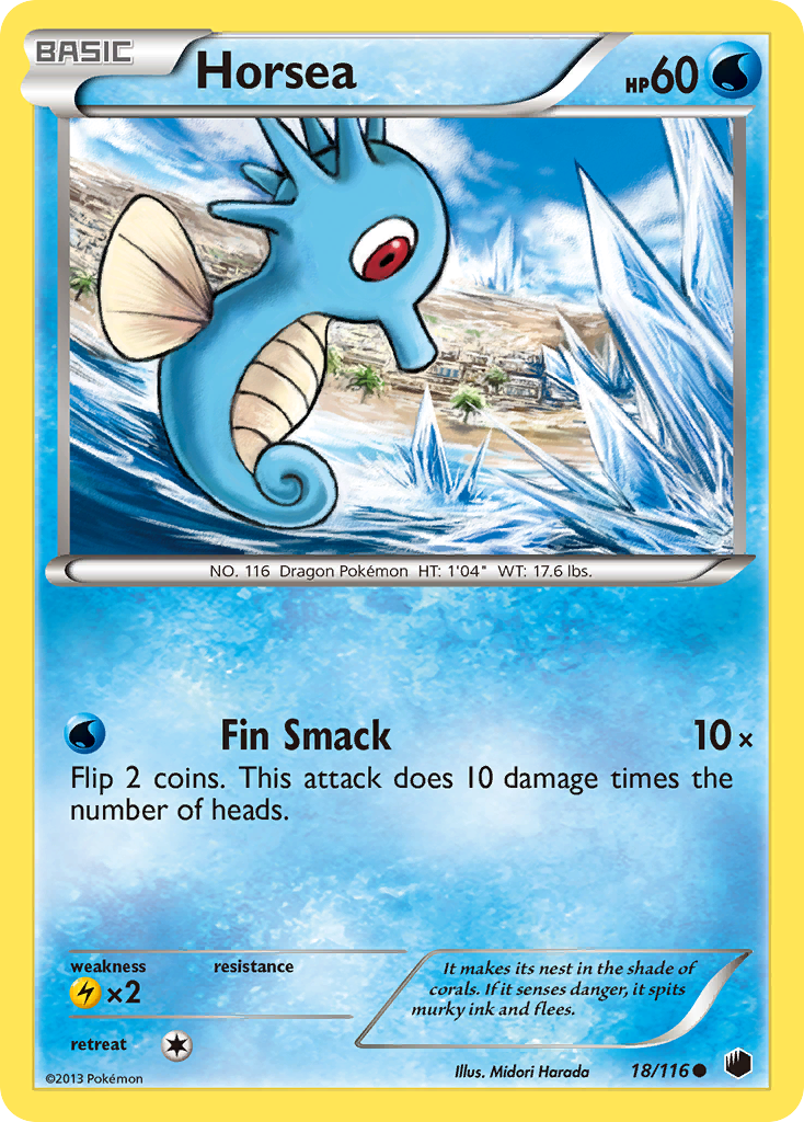 Horsea (18/116) [Black & White: Plasma Freeze] | I Want That Stuff Brandon
