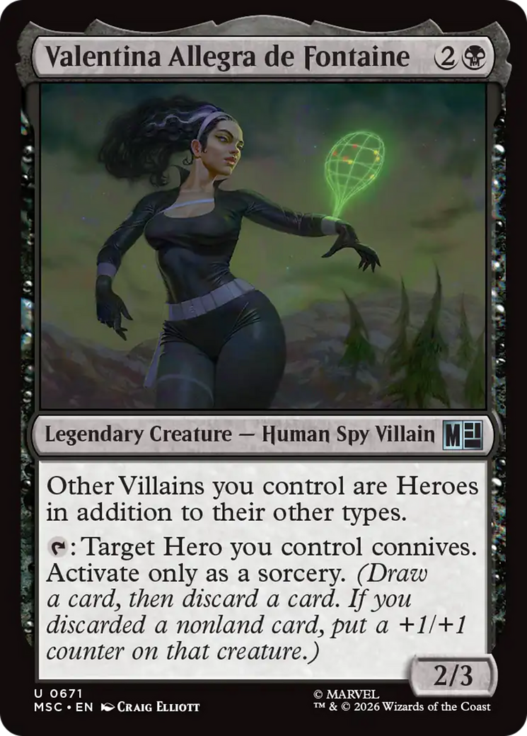 Valentina Allegra de Fontaine [Marvel Super Heroes Commander] | I Want That Stuff Brandon