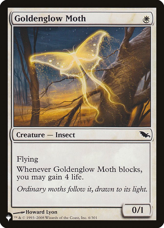 Goldenglow Moth [The List] | I Want That Stuff Brandon