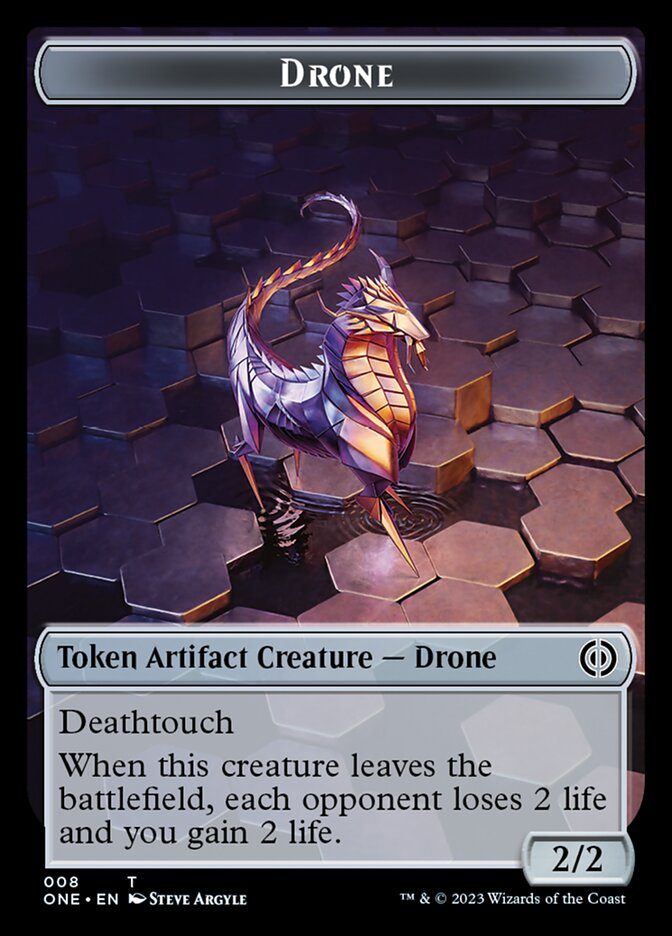 Drone Token [Phyrexia: All Will Be One Tokens] | I Want That Stuff Brandon