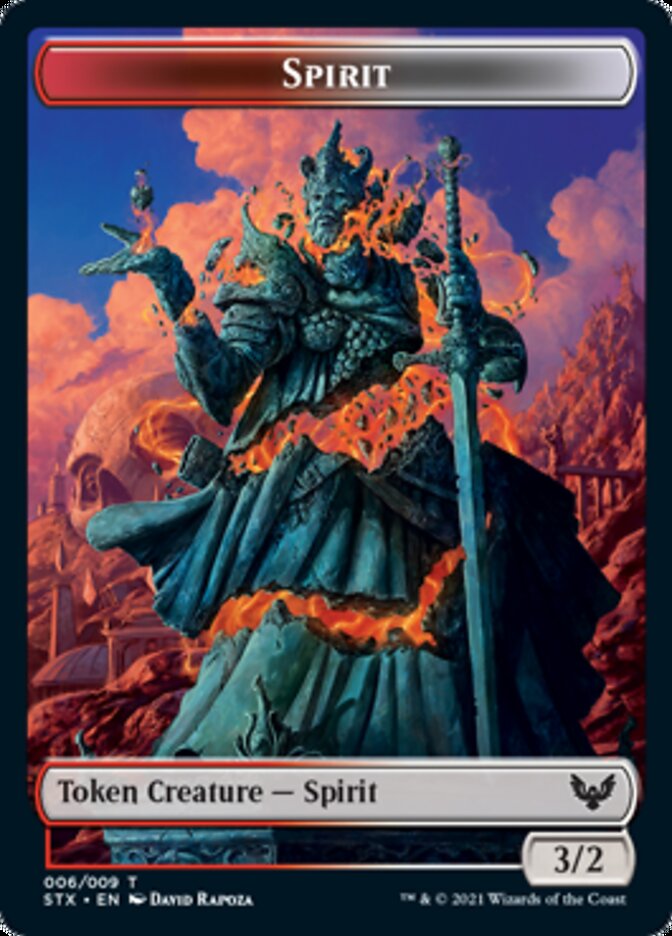 Spirit // Pest Double-Sided Token [Strixhaven: School of Mages Tokens] | I Want That Stuff Brandon