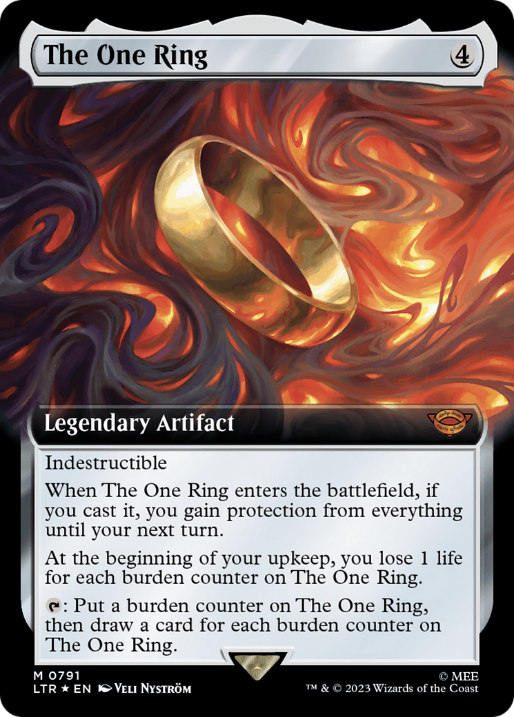 The One Ring (Extended Art) (Surge Foil) [The Lord of the Rings: Tales of Middle-Earth] | I Want That Stuff Brandon