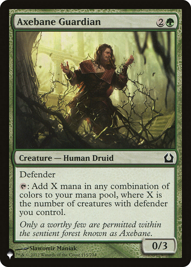 Axebane Guardian [The List Reprints] | I Want That Stuff Brandon