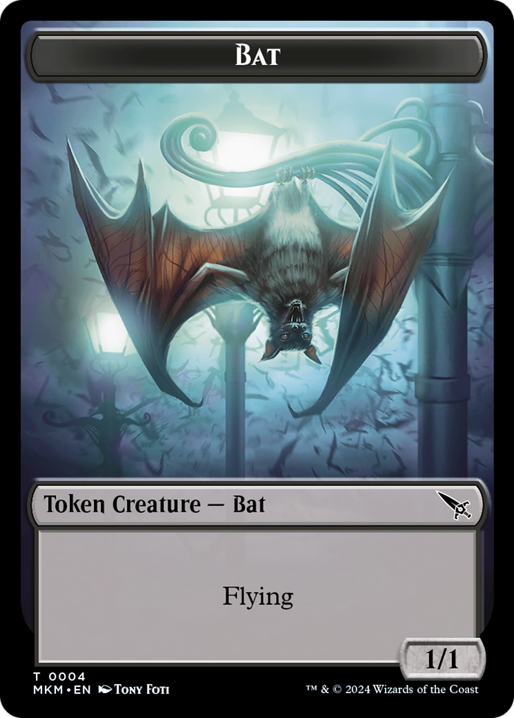 Thopter (0020) // Bat Double-Sided Token [Murders at Karlov Manor Tokens] | I Want That Stuff Brandon