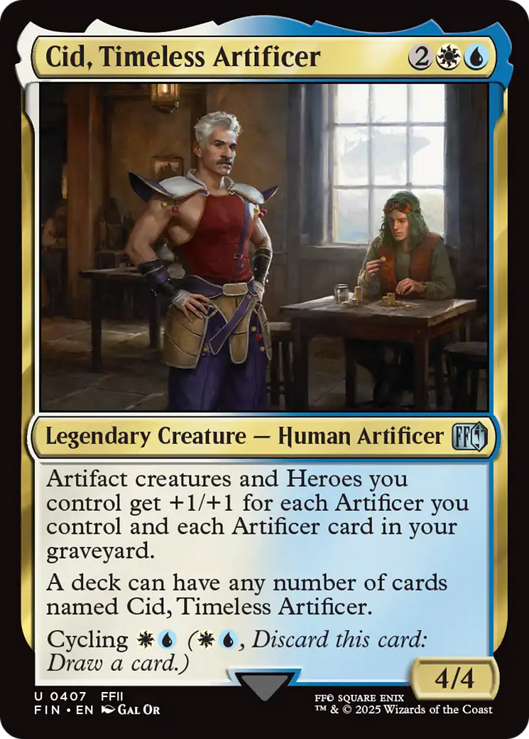 Cid, Timeless Artificer (0407) [FINAL FANTASY] | I Want That Stuff Brandon