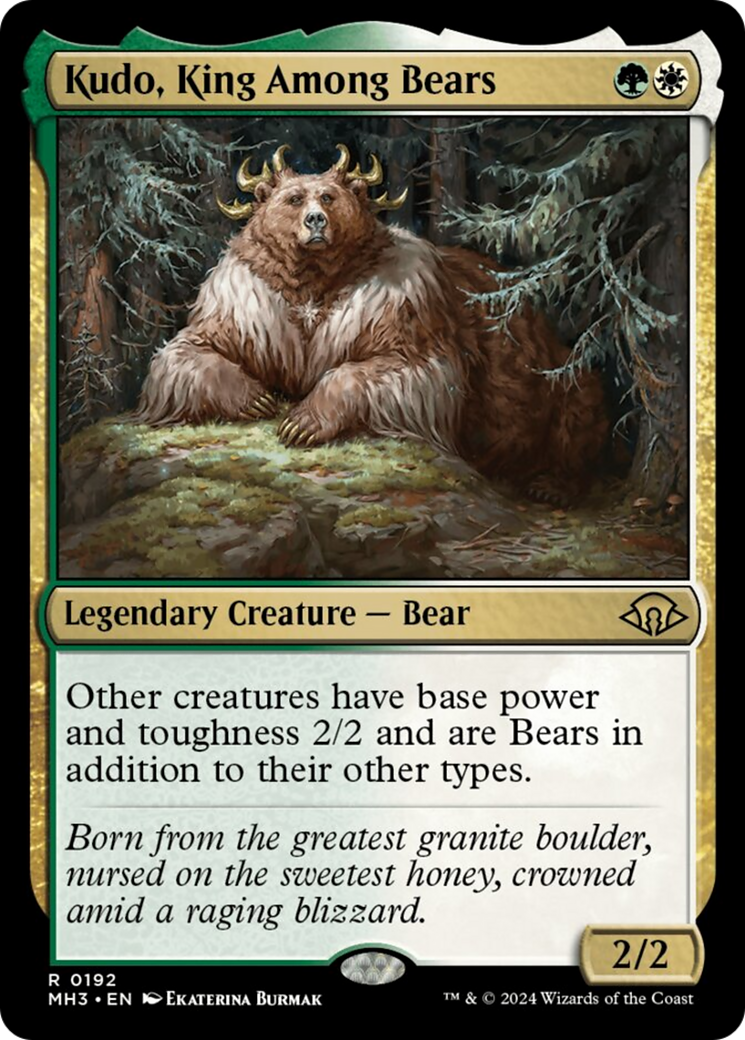 Kudo, King Among Bears [Modern Horizons 3] | I Want That Stuff Brandon
