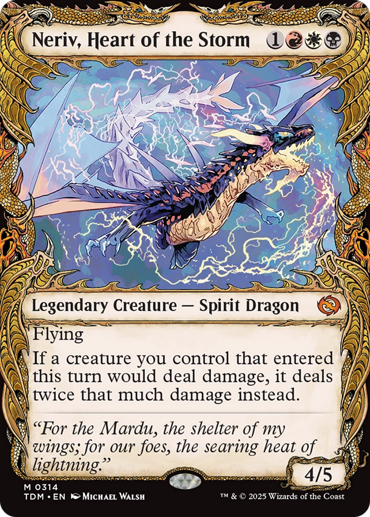 Neriv, Heart of the Storm (Showcase) [Tarkir: Dragonstorm] | I Want That Stuff Brandon